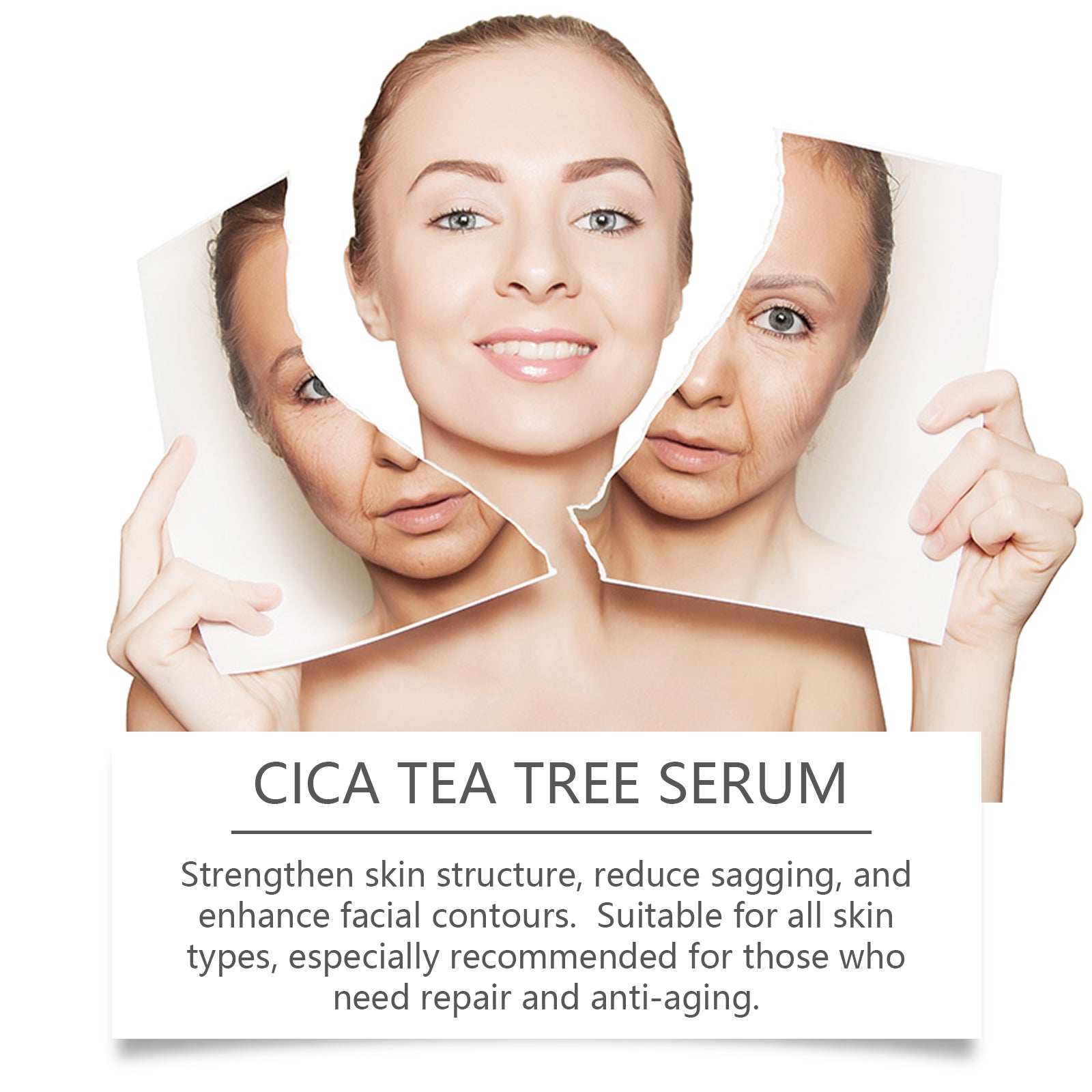 Hoygi Centella Firming Essence, Hydrating, Nourishing, Firming And Brightening Skin Care Essence