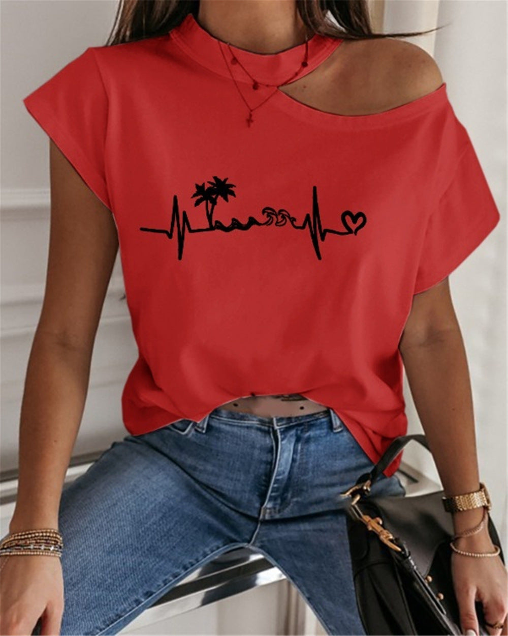 Ladies love print top