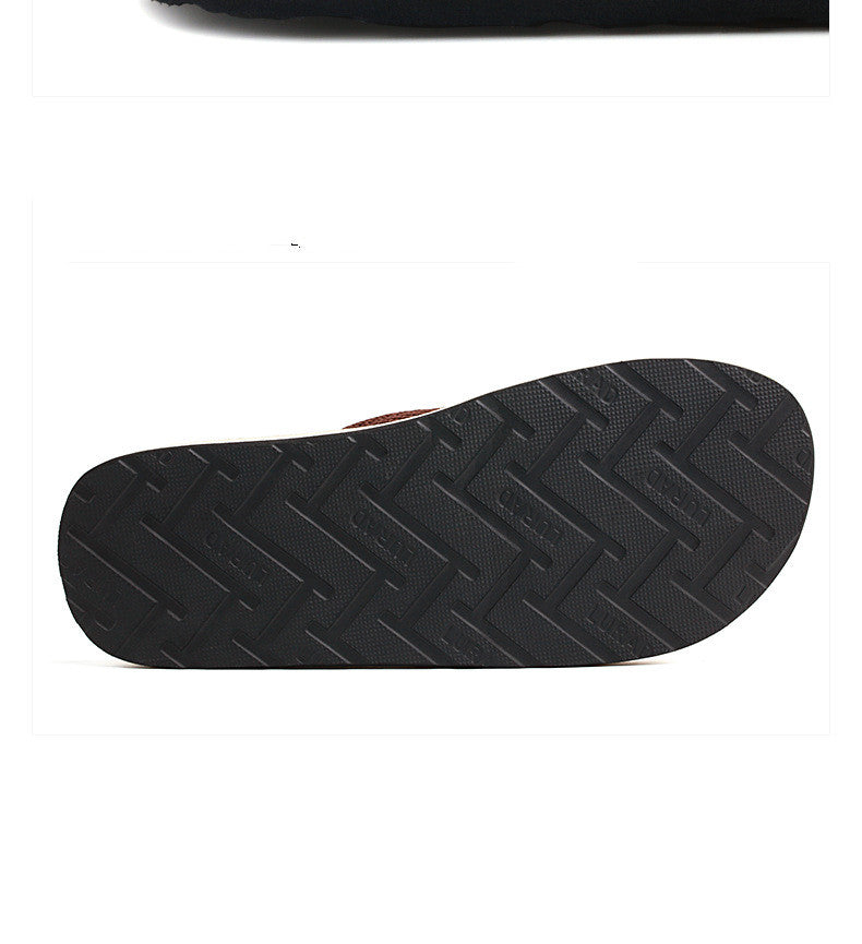 European And American Trend Non-Slip Men's Beach Sandals And Slippers Flip-Flop Beach Shoes
