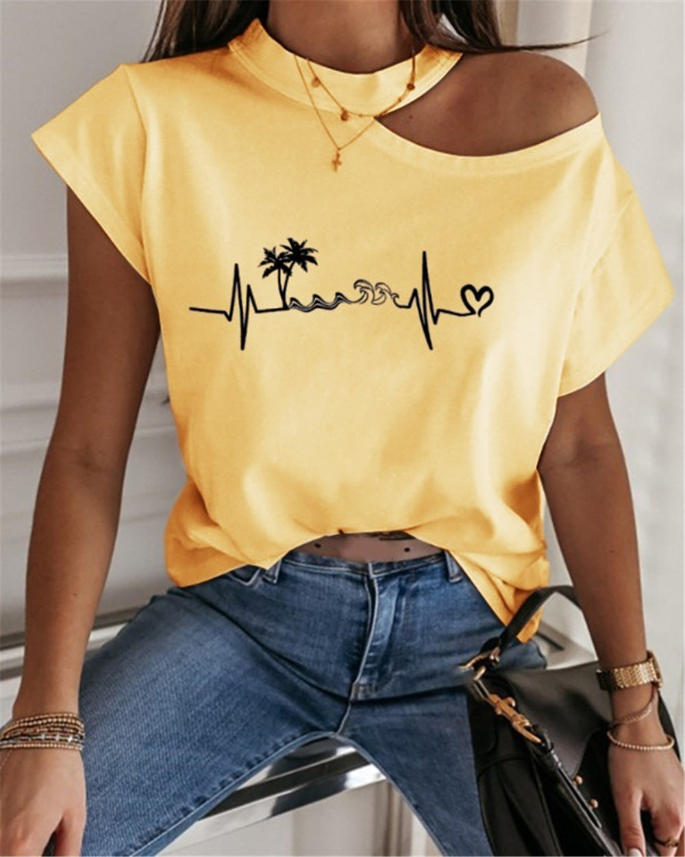 Ladies love print top
