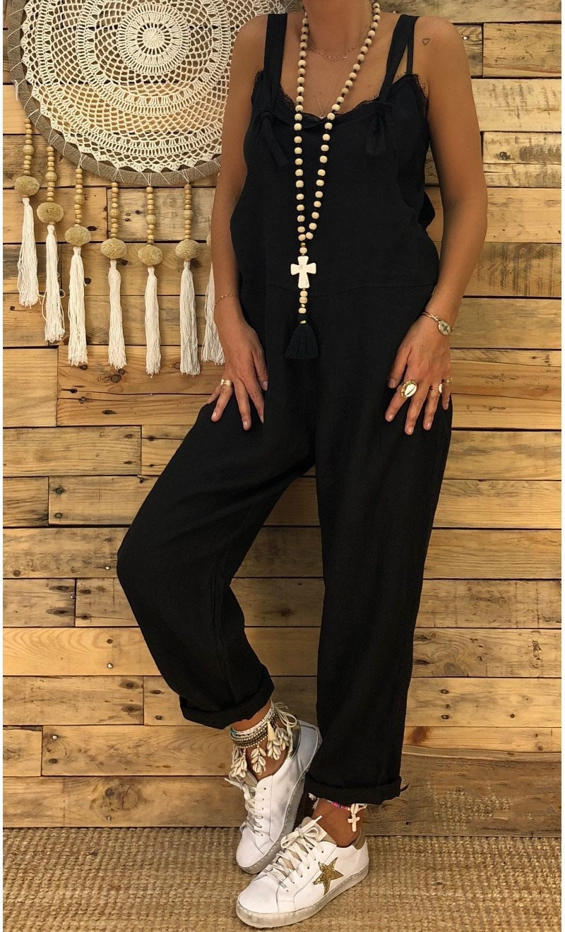 Ladies suspender jumpsuit
