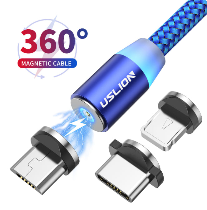Magnetic USB Cable Fast Charging USB Type C Cable Magnet Charger