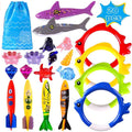 Diving Toys 20PCs Children's Swimming Pool Treasure Hunting Toys