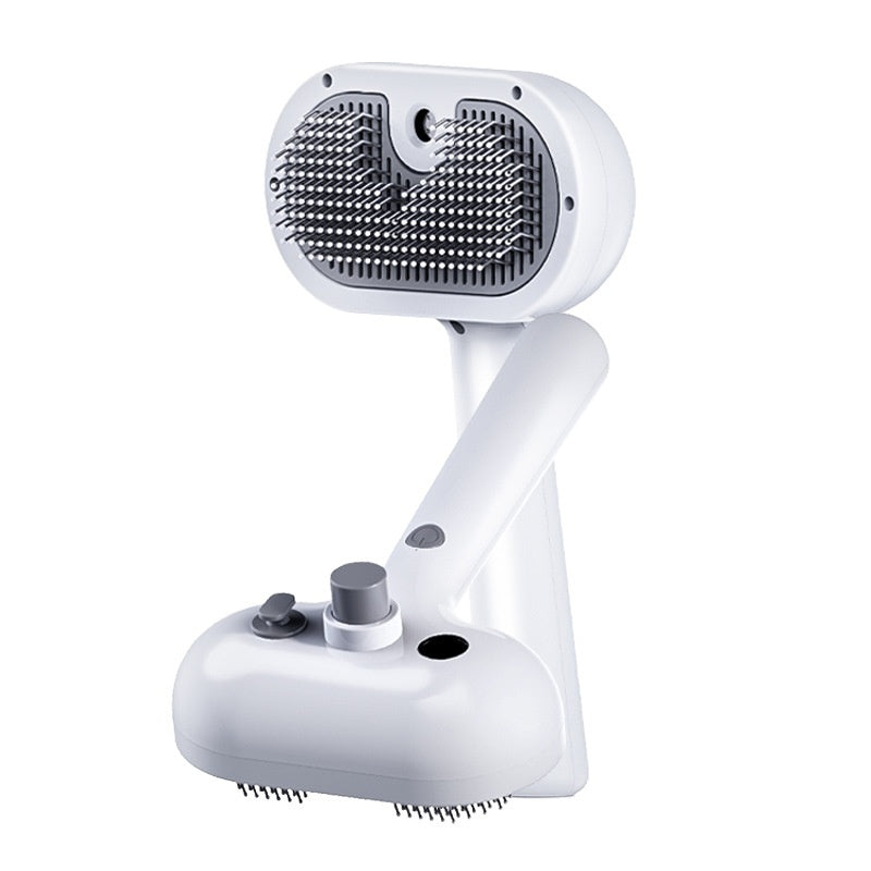 Fine-toothed Floating-plate One-button Pet Cat Hair Remover