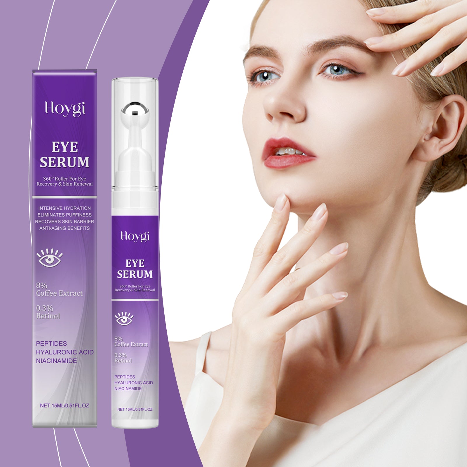 Hoygi Eye Essence Moisturizes And Gently Reduces Fine Lines Around The Eyes