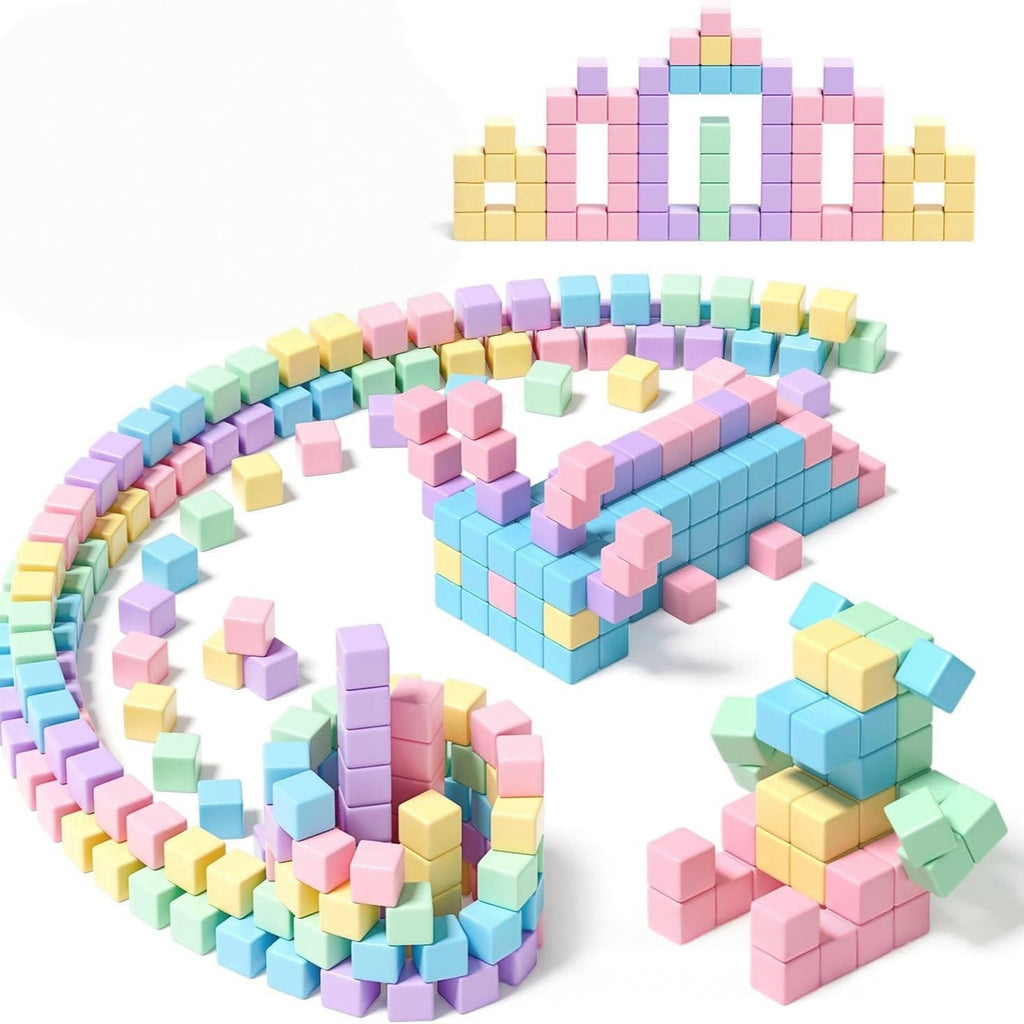 Macaron Geometric Magnetic Building Blocks