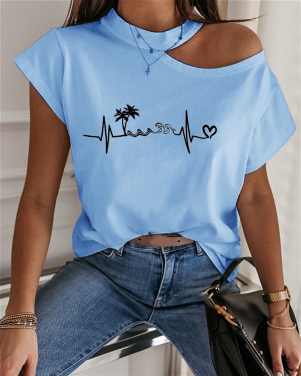 Ladies love print top