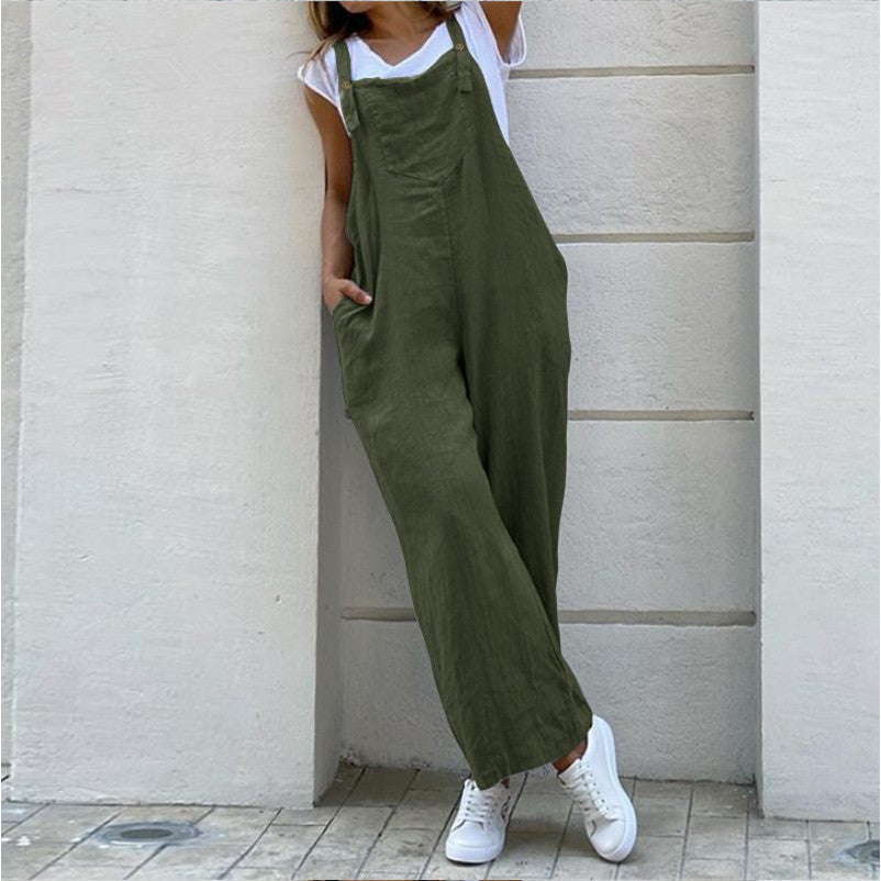 Ladies suspender jumpsuit