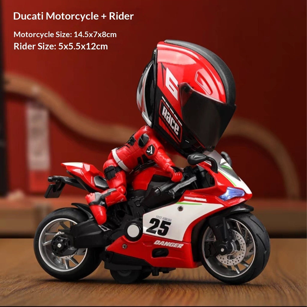 Motorcycle Rider Alloy Transformation Toy