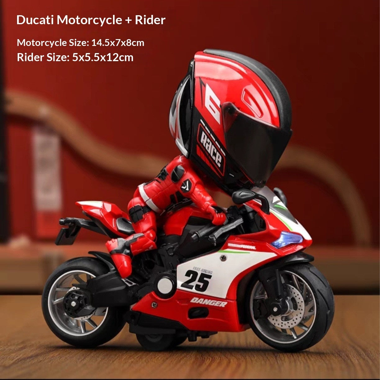Motorcycle Rider Alloy Transformation Toy
