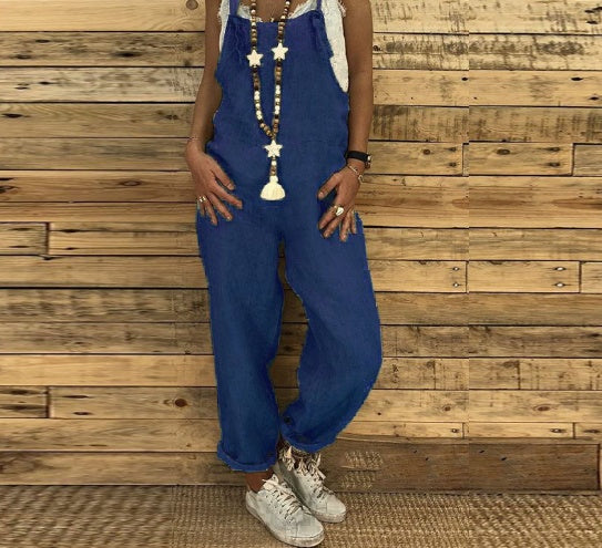 Ladies suspender jumpsuit
