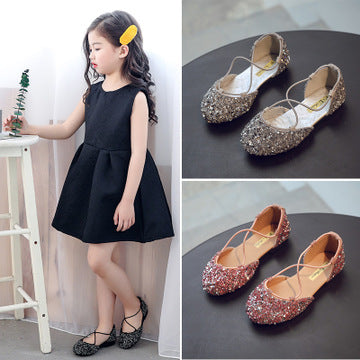 Flash girl princess shoes and sandals in summer