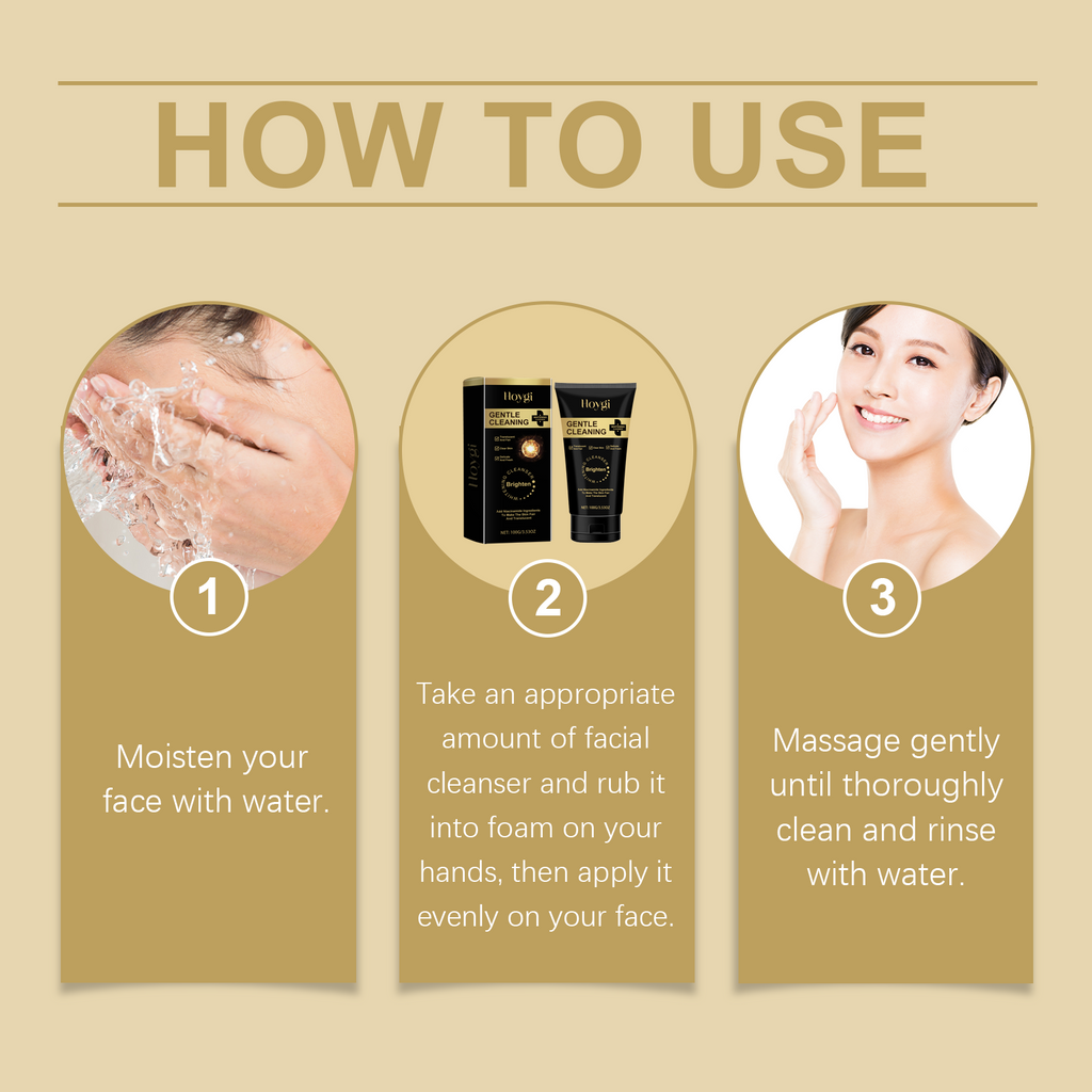 Hoygi Nicotinamide Brightening Cleanser Hydrates Gently And Refreshes Facial Skin Brightening Cleanser