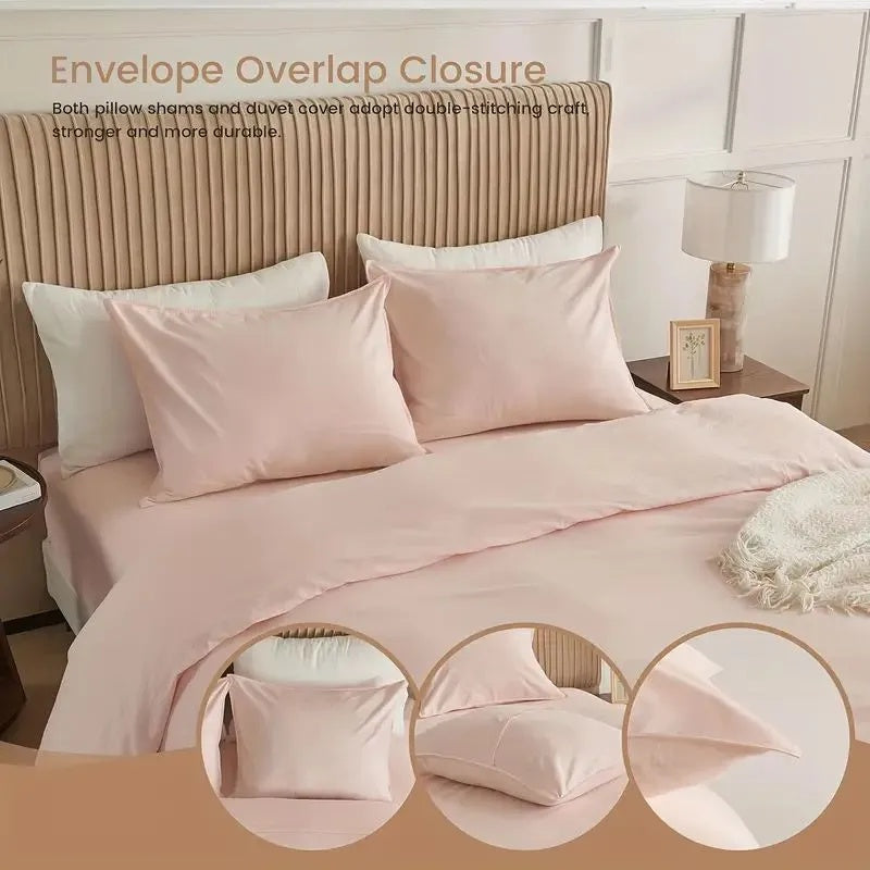 Serta Simply Clean Pleated Duvet Cover Twin