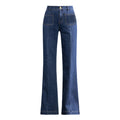 Women's High Waist Flared Jeans Wide Leg Pants