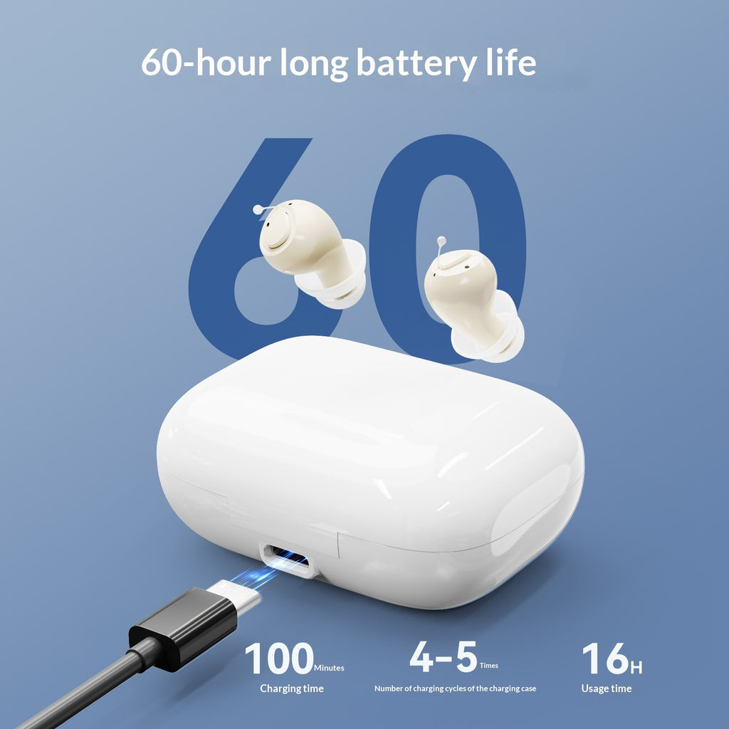 In-the-ear Hearing Aid With A High-power Charging Case