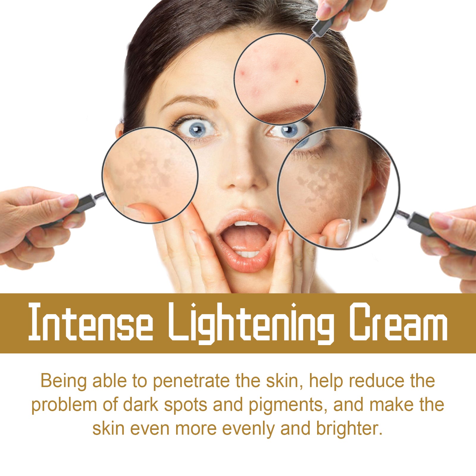 Hoygi Intense Lightening Cream, Ultra Hydrating Firming Radiance Skin Moisturizing Cream