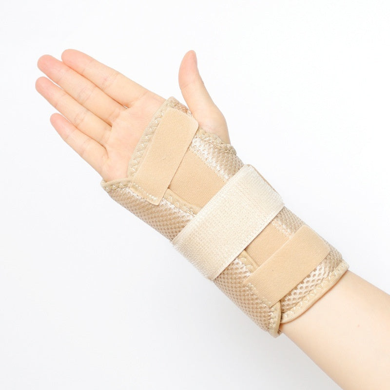 Sports Wrist Brace With Aluminized Splint For Tendon Sheath And Joint Support And Immobilization
