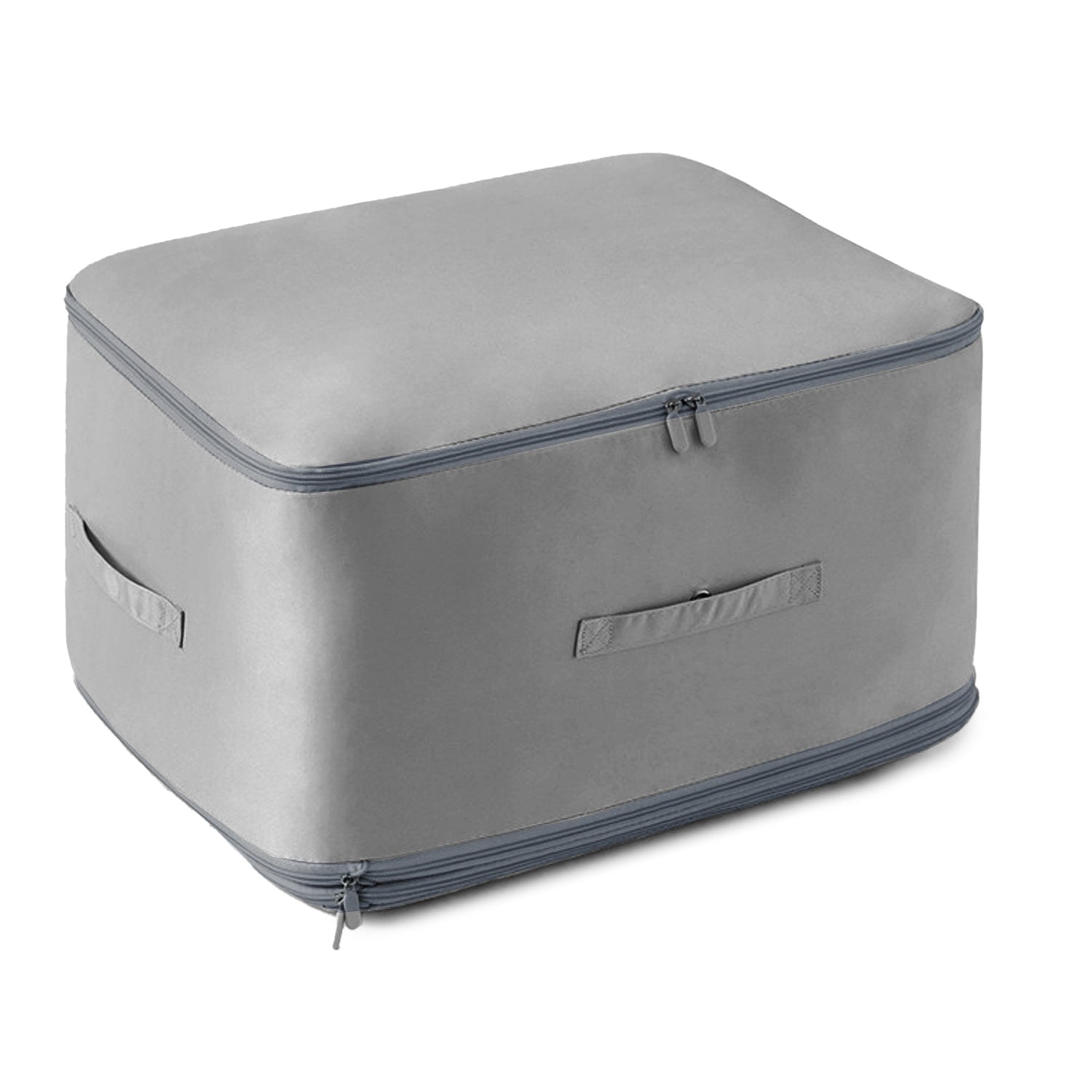 1Pc Foldable Storage Bag For Comforter Quilt Blanket Clothes Season Changing Organization Pillows Beddings With Dual Zippers
